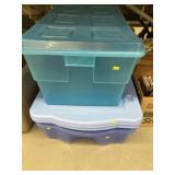 (3) Storage Totes with Lids