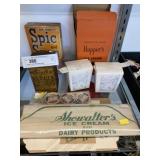 Cocoa Tin with Advertising Boxes