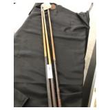 (3) Wood Shaft Golf Clubs