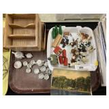 Porcelain Miniatures with Postcards