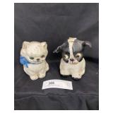 (2) Attributed Hubley Still Banks