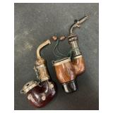 (2) Vintage European Pipes