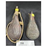 Vintage Powder and Shot Flasks
