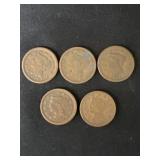 (4) U.S. Large Cents