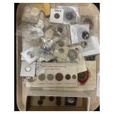 Unsorted Foreign and U.S. Coins