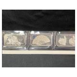 (3) 1 Oz. Sterling Silver Ingots
