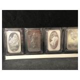 (4) 1 Oz. Sterling Silver Ingots
