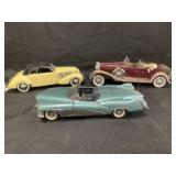 (3) Franklin Mint Diecast Vehicles