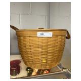 1998 Longaberger Basket with Lid.