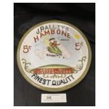 Cigar Advertising Plate