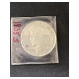 1935 Peace Silver Dollar