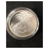 1 Oz. World of Dragons Silver Coin