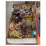 (2) Boxes of Costume Jewelry