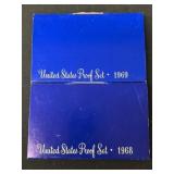 1968 and 1969 Proof Sets