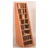 Country Store Counter Oak Vertical Letter Holder.