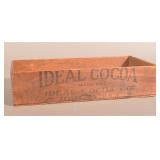 Ideal Cocoa Dovetailed Shipping Crate Lititz, PA.