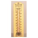 Rare Wood Yellow Pages Bell Telephone Thermometer.