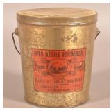 9 Lb. Duke St. Meat Market Lancaster, PA Lard Tin.
