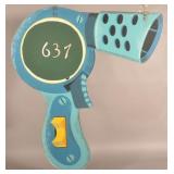 Vintage 1970s Figural Hair Salon Trade Sign.