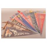 Military, York Fair, Rocky Springs Felt Pennants.