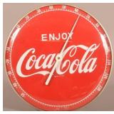 Enjoy Coca-Cola Round Thermometer.