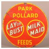 Embossed Park & Pollard Lay of Bust Feed Sign.