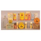 Group of Vintage Dr. Daniels Veterinary Medicines.