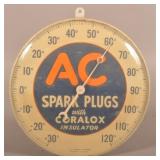AC Spark Plugs Advertising Thermometer.