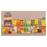 Handy Oiler Display & Group of Handy Oilers.