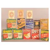 NOS Group of Store Stock Laundry Soap Boxes.