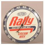 1960s DuPont Rally Car Wax Thermometer.