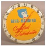 Behr-Manning Certified Distributor Thermometer.