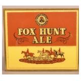 Rare Pittsburgh Brewing Co. Fox Hunt Ale Sign.
