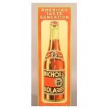 Nice embossed Nichol 5c Kola Tin Sign.