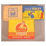 Three NOS General Store Unused Vintage Displays.