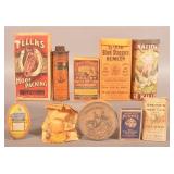 Group of Antique Veterinary Advertising Packages.