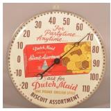 Great Dutch Maid Biscuit Advertising Thermometer.