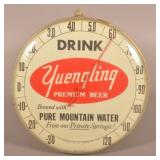 1958 Yuengling Round Beer Advertising Thermometer.