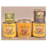 Group of Vintage Syrup Advertising Tins.