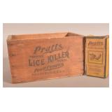 Pratts Veterinary Wood Shipping Crate & Package.