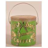 Wishbone 4 lb. Bail-Handled Coffee Tin.
