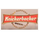 Ruppert Knickerbocker Beer Hanging Lighted Sign.
