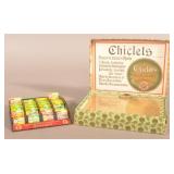 Two Antique Chiclets Chewing Gum Store Displays.