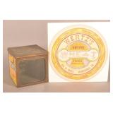 Early Wertz Reading, PA Biscuit Display & Label.