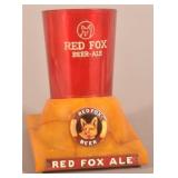 Red Fox Ale Beer Frother/Foam Scraper Holder.