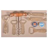 Group of Vintage Fox Brewery Beer Bottle Openers.