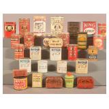 Group of Vtg. Kitchen Advertising Sample Tins.
