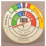 Vintage Swix Cross Country Ski Waxes Thermometer.