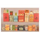 Group of Country Store Advert. Tins & Packages.