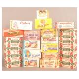 Lg. Quantity Wax Paper Vtg. Bread Store Displays.